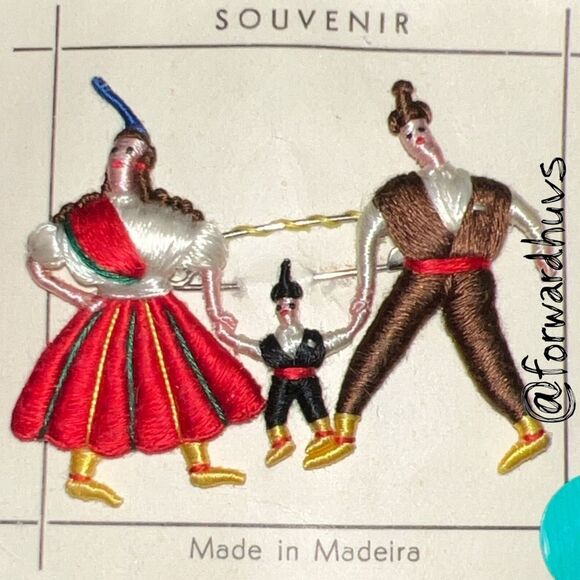 Bundle Sale 3 for $15 | Souvenir Pin – Traditional Scene – Madeira, Portugal - Picture 4 of 6